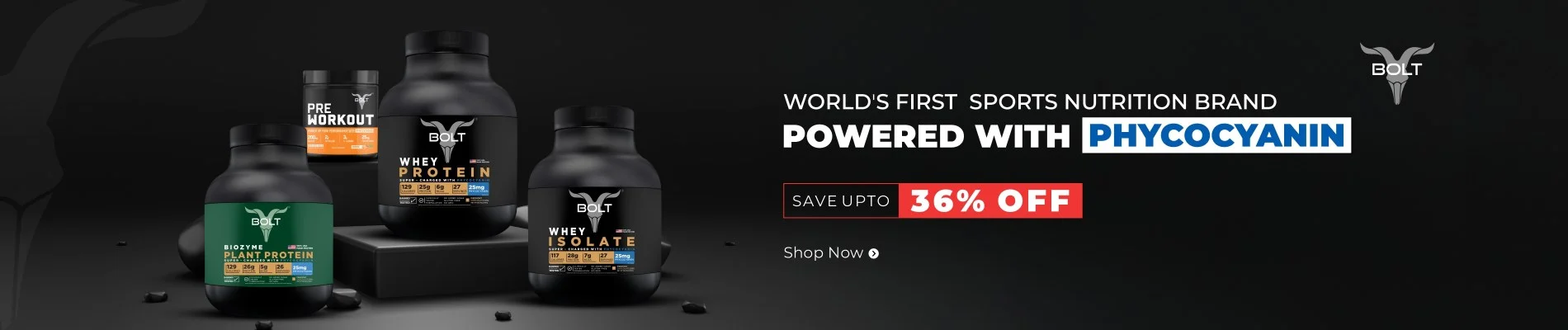Bolt Whey Protein Offer